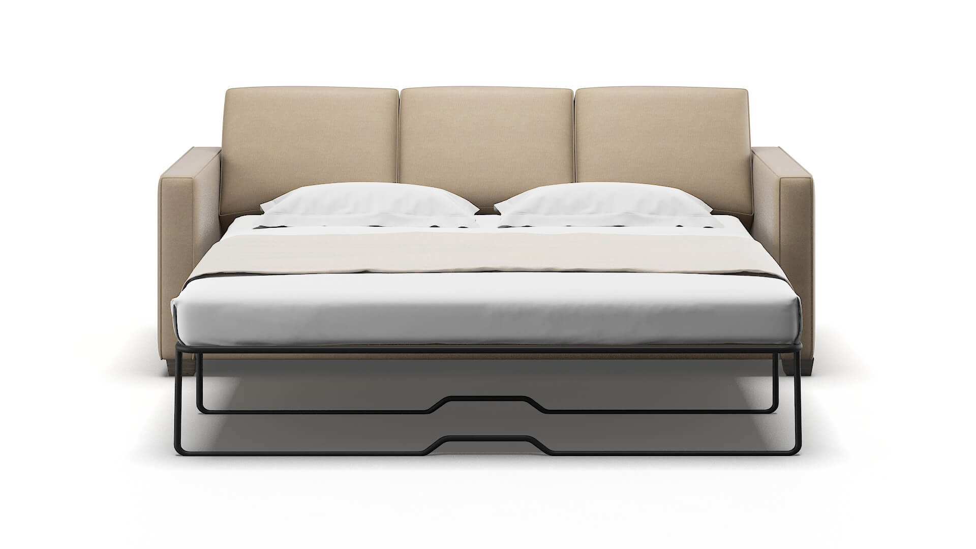 Calgary Rocket Cappuccino Sofa Sleeper Espresso legs 1