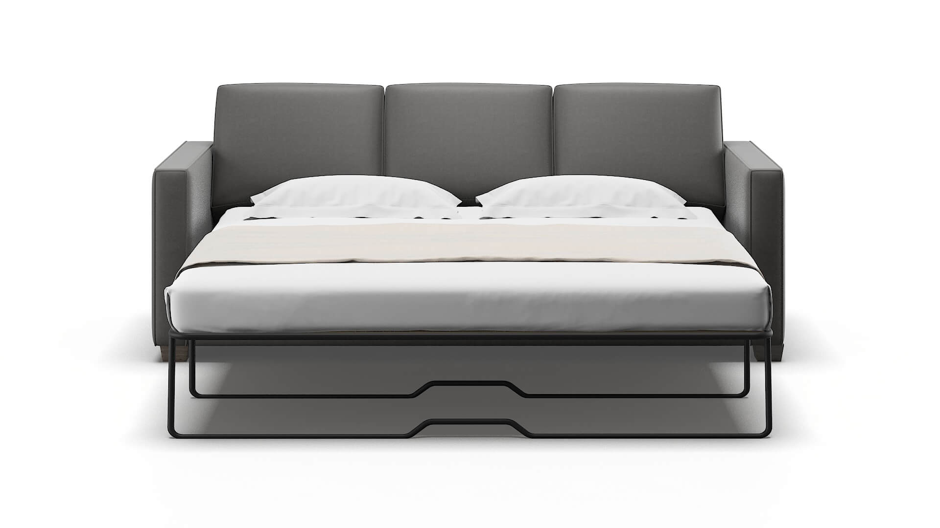 Calgary Rocket Charcoal Sofa Sleeper Espresso legs 1