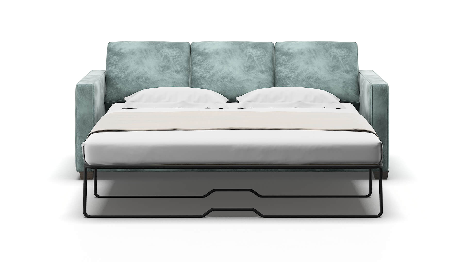 Calgary Royale Cloud Sofa Sleeper Espresso legs 1