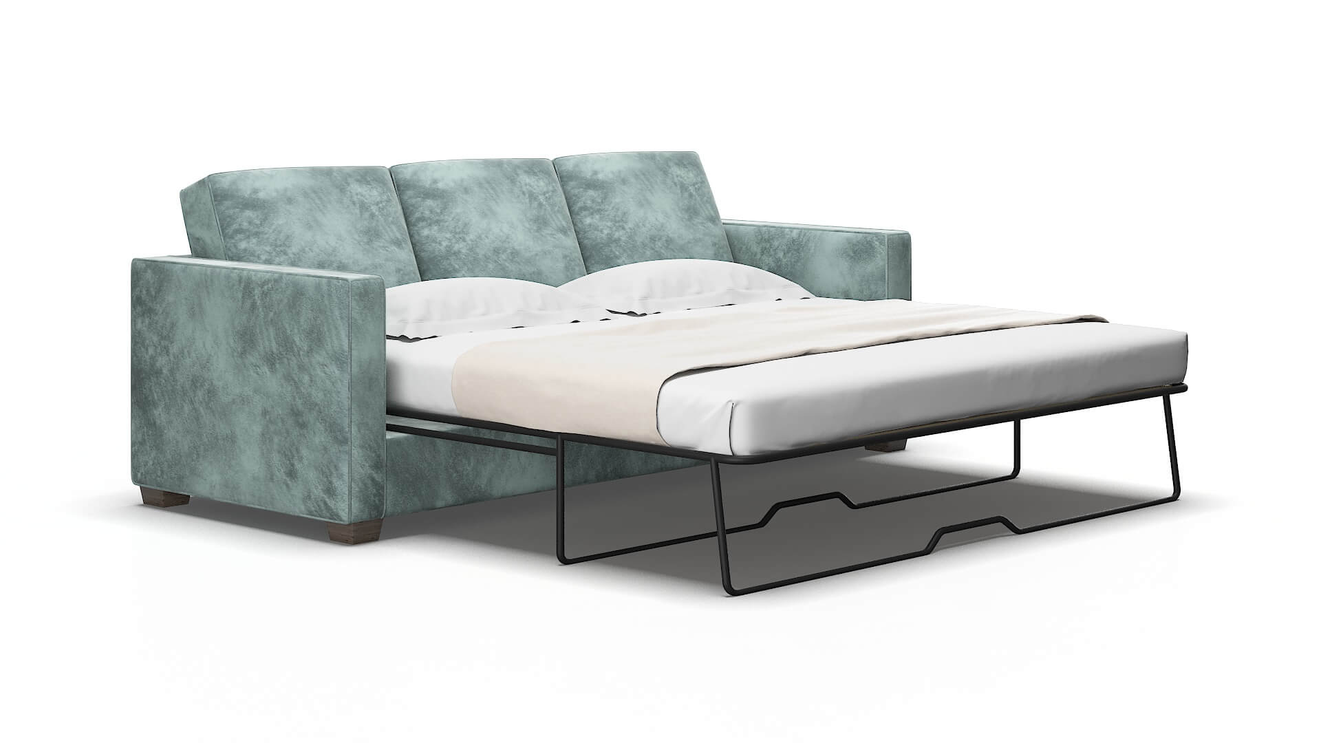 Calgary Royale Cloud Sofa Sleeper Espresso legs 2