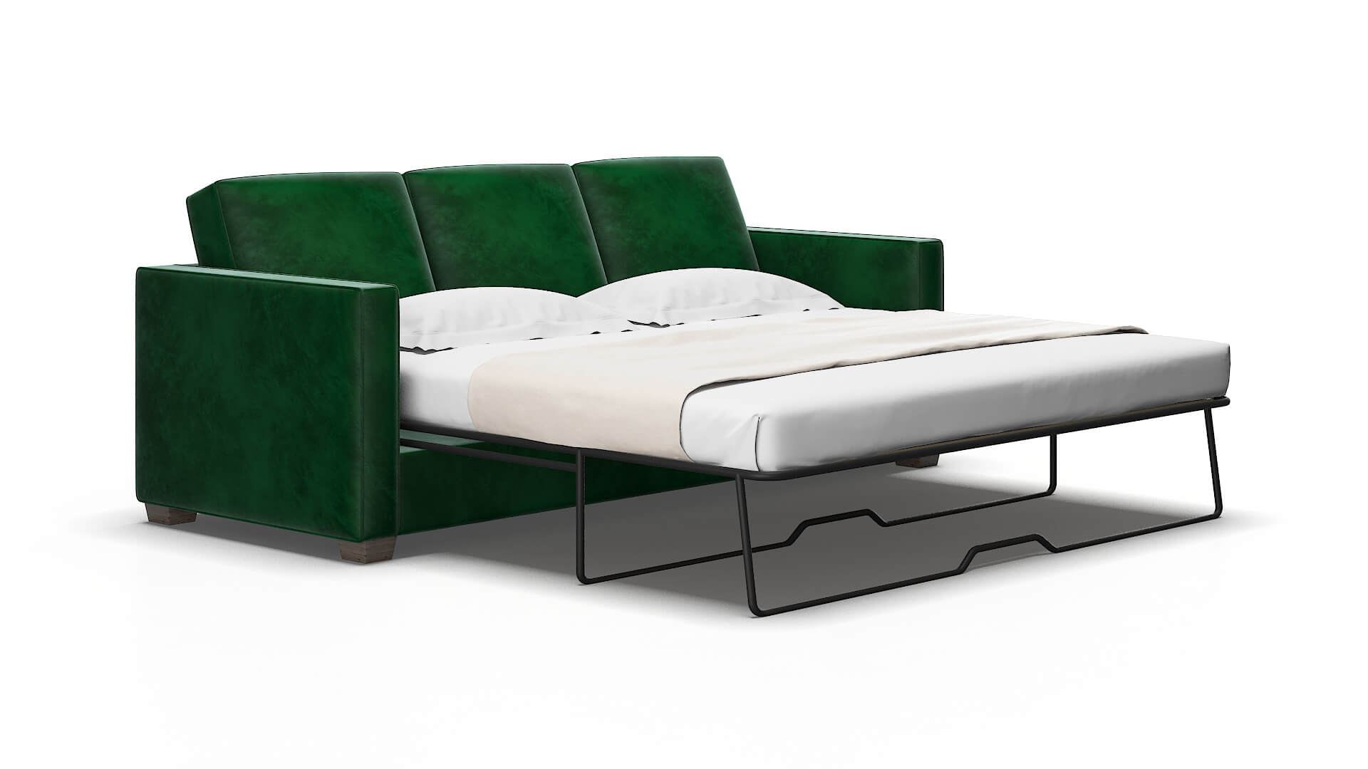 Calgary Royale evergreen Sofa sleeper Espresso Legs  2