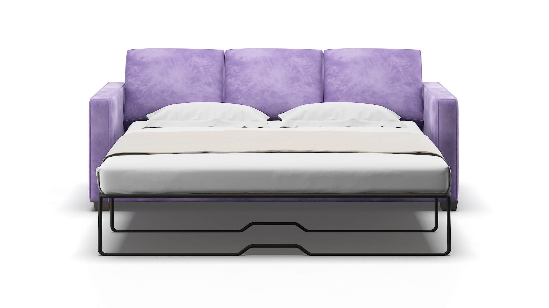 Calgary Royale Lavender Sofa Sleeper Espresso legs 1