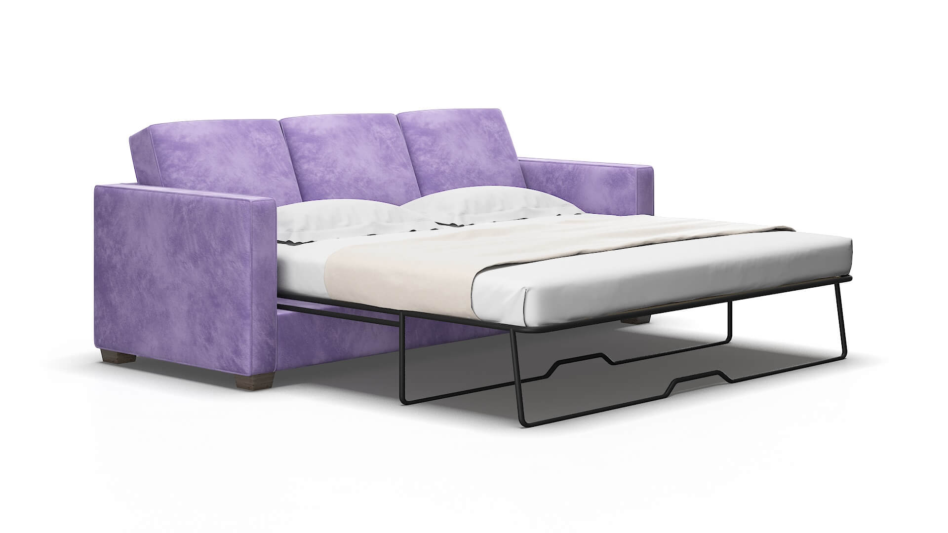 Calgary Royale lavender Sofa sleeper Espresso Legs  2