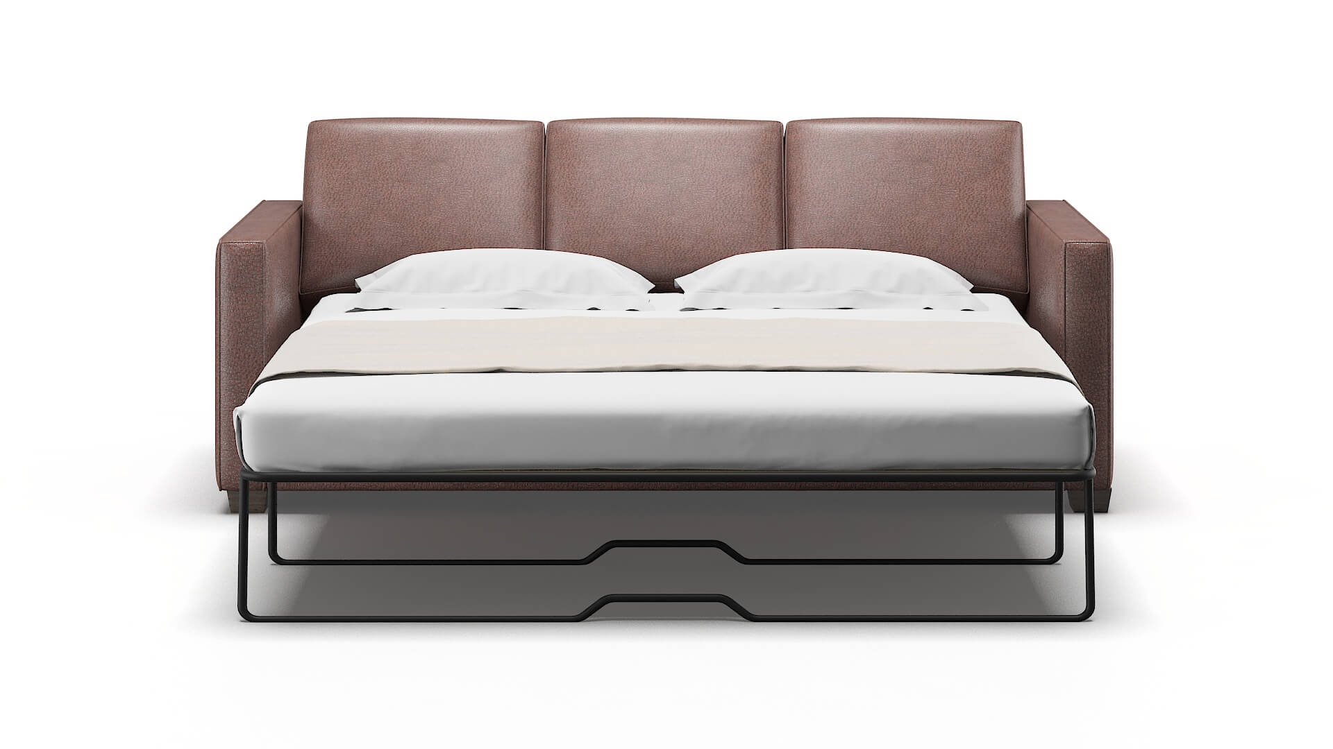 Calgary Royale Mocha Sofa Sleeper Espresso legs 1