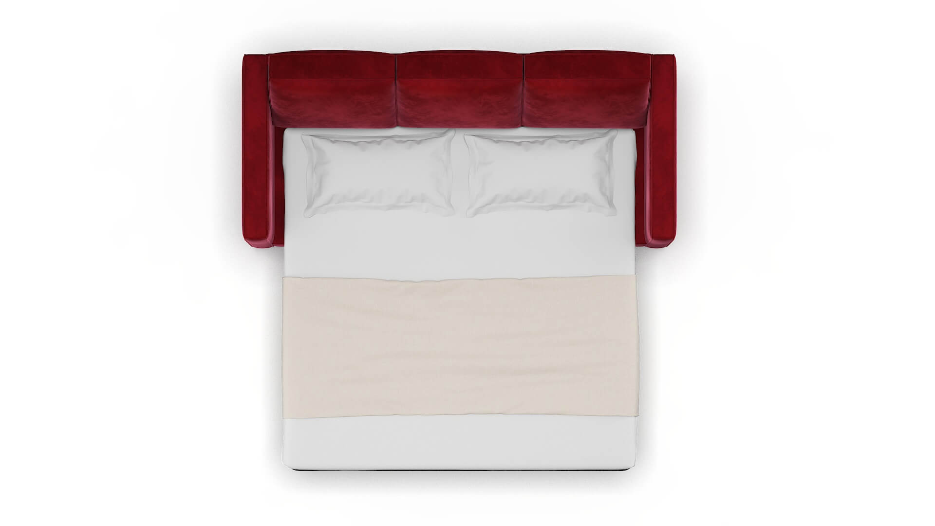 Calgary Royale Ruby Sofa Sleeper Espresso legs 3