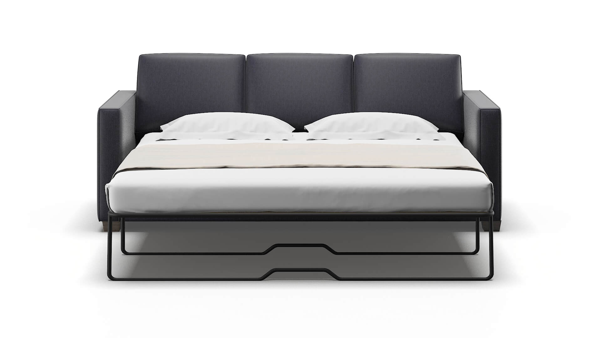 Calgary Sasha Navy Sofa Sleeper Espresso legs 1