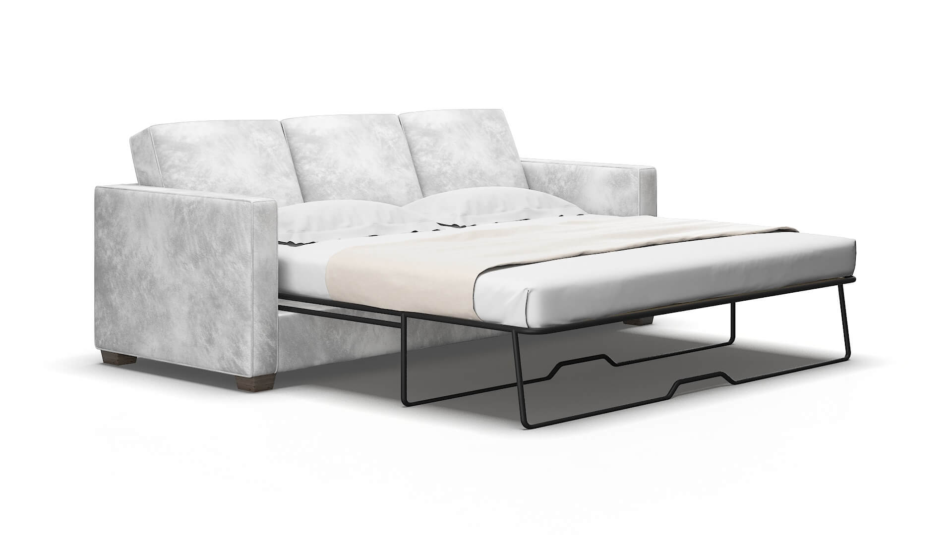 Calgary Terrain pearl Sofa sleeper Espresso Legs  2