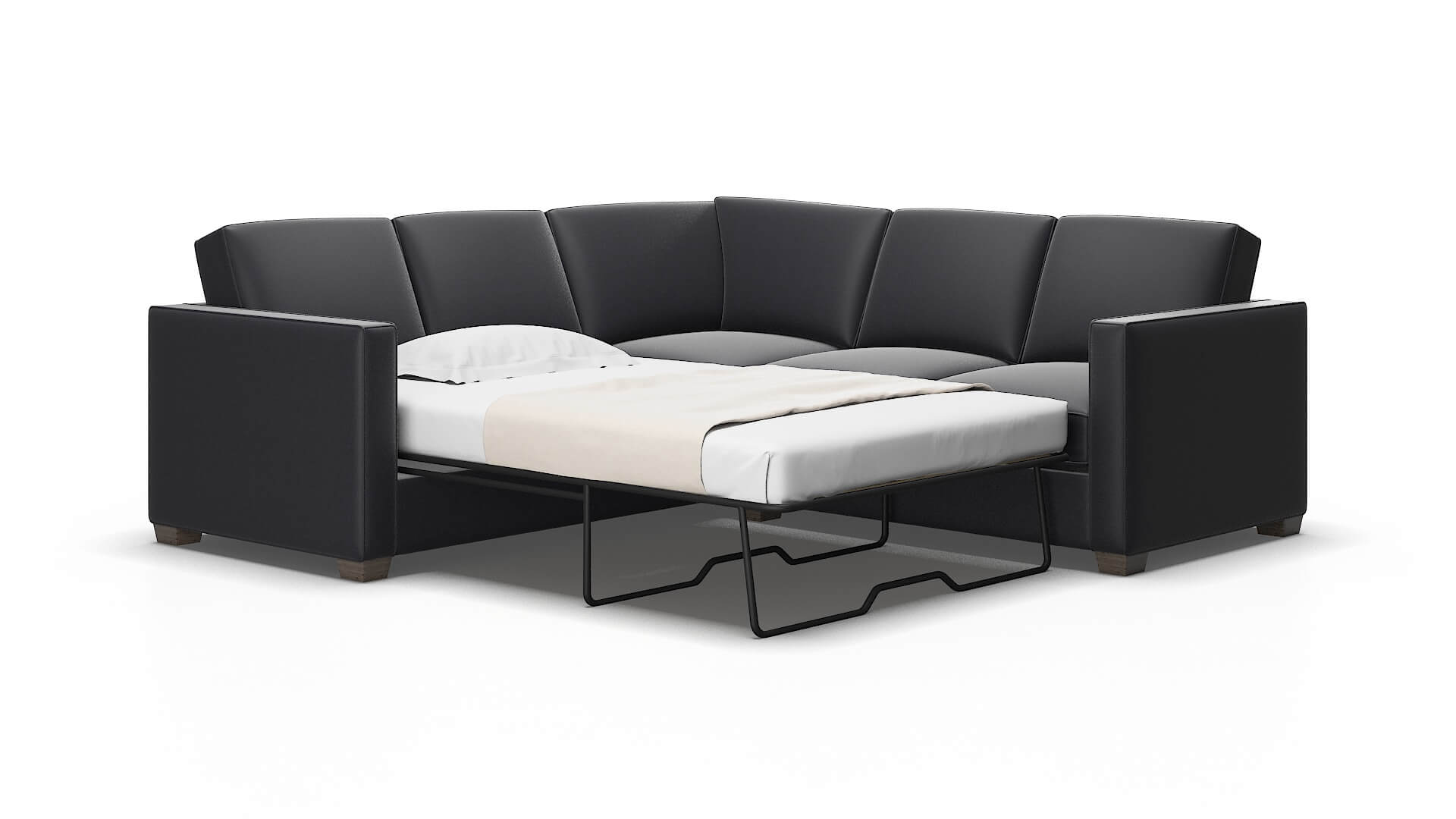 Calgary Urban_d Eclipse Sectional Sleeper Espresso legs 2