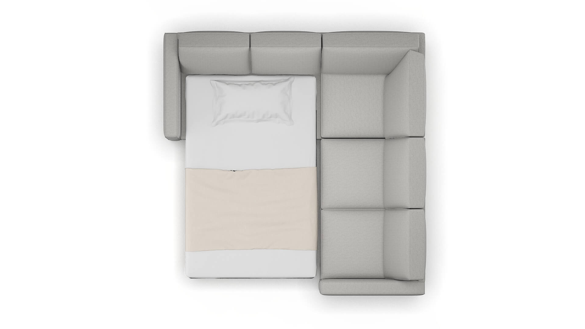 Calgary Urban_d Pepper Sectional Sleeper Espresso legs 3