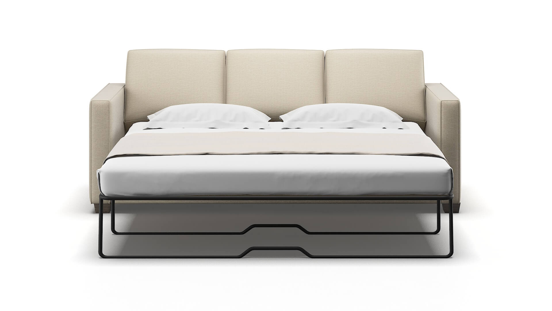 Calgary Urban_d Silver Sofa Sleeper Espresso legs 1