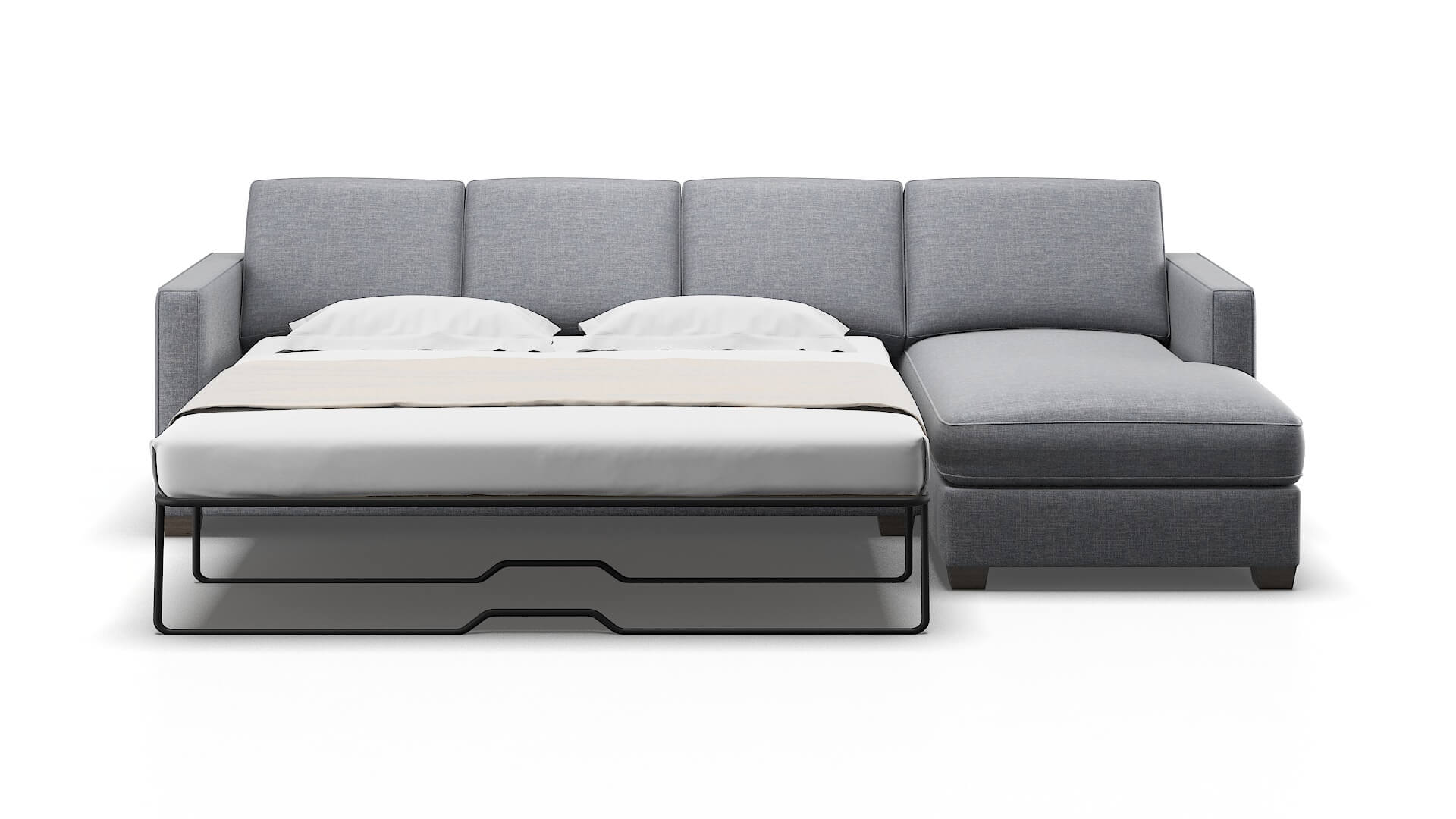 Calgary Venus Mist Panel Sleeper Espresso legs 1