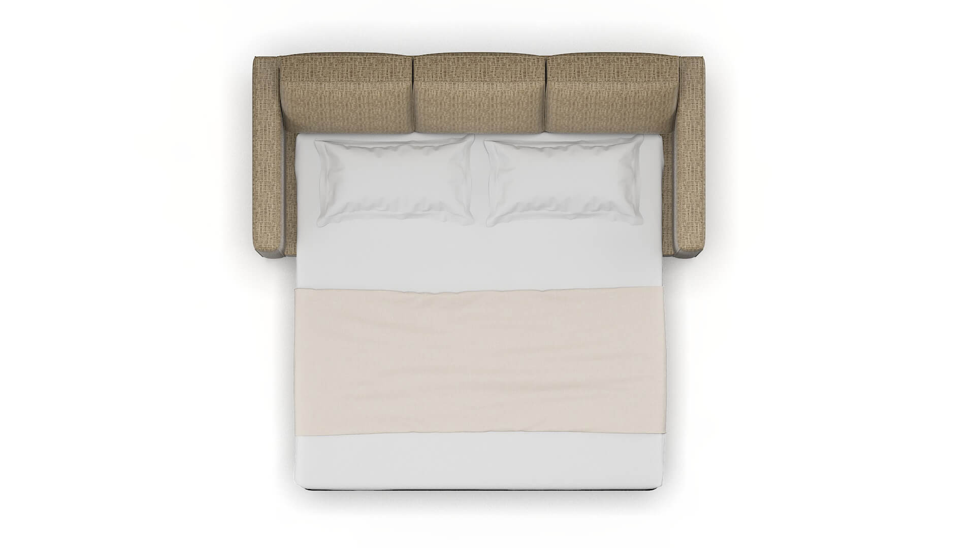 Calgary Venus Mocha Sofa Sleeper Espresso legs 3