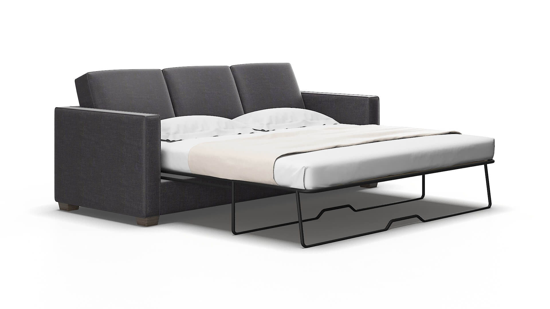 Calgary Venus onyx Sofa sleeper Espresso Legs  2