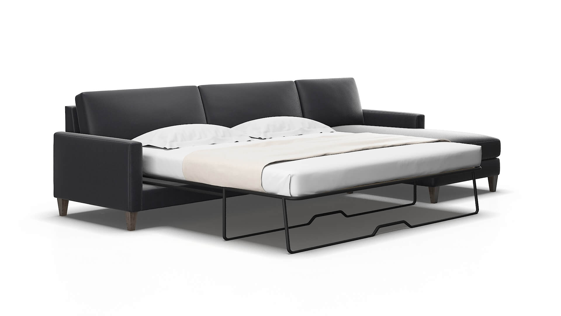 Cannes Atlas_plz Navy Panel Sleeper Espresso legs 2