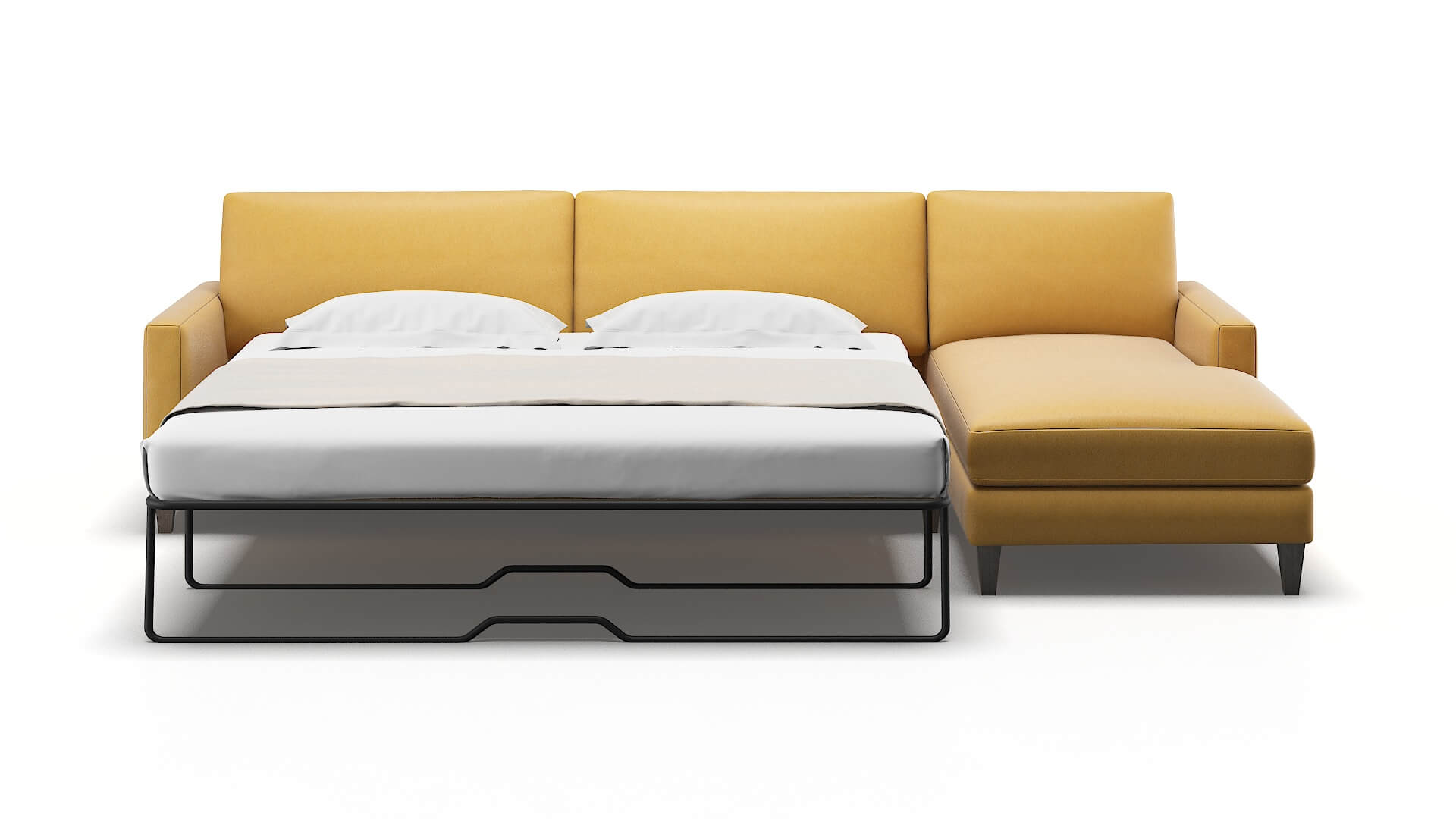 Cannes Bella Amber Panel Sleeper Espresso legs 1