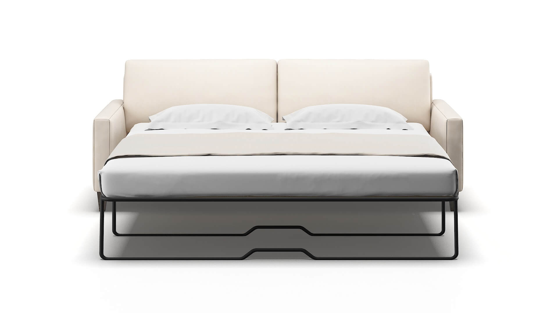 Cannes Bella Buckwheat Sofa Sleeper Espresso legs 1