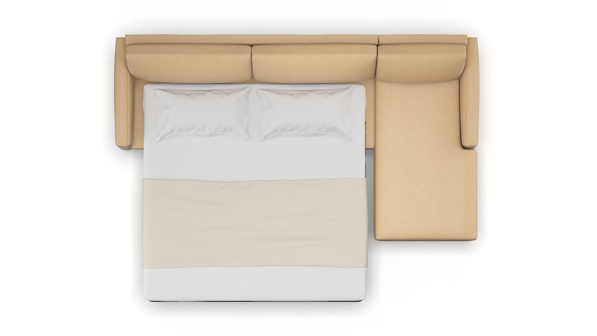 Cannes Bella Coffee Panel Sleeper Espresso legs 3