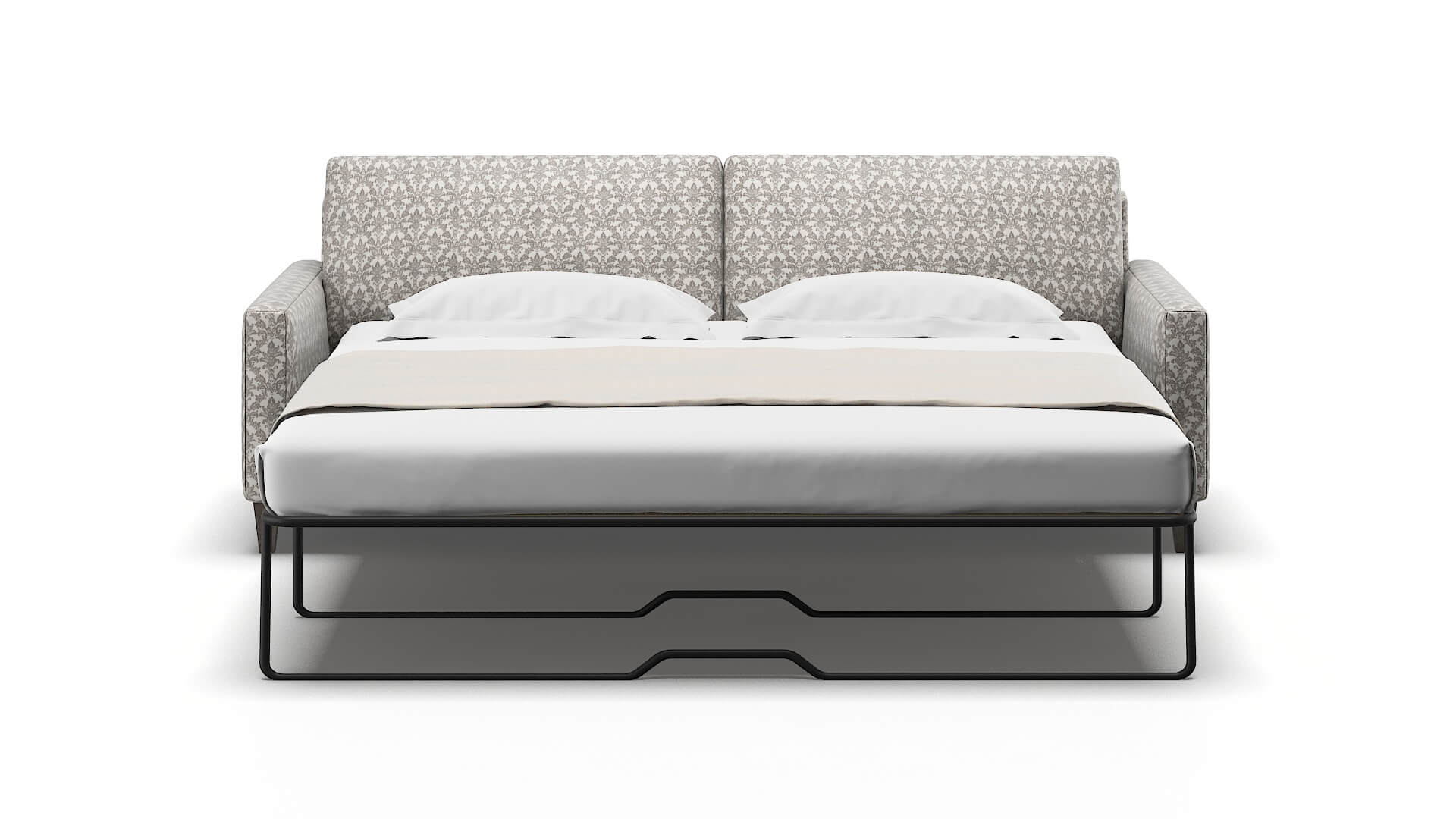 Cannes Bergamo Dove Sofa Sleeper Espresso legs 1