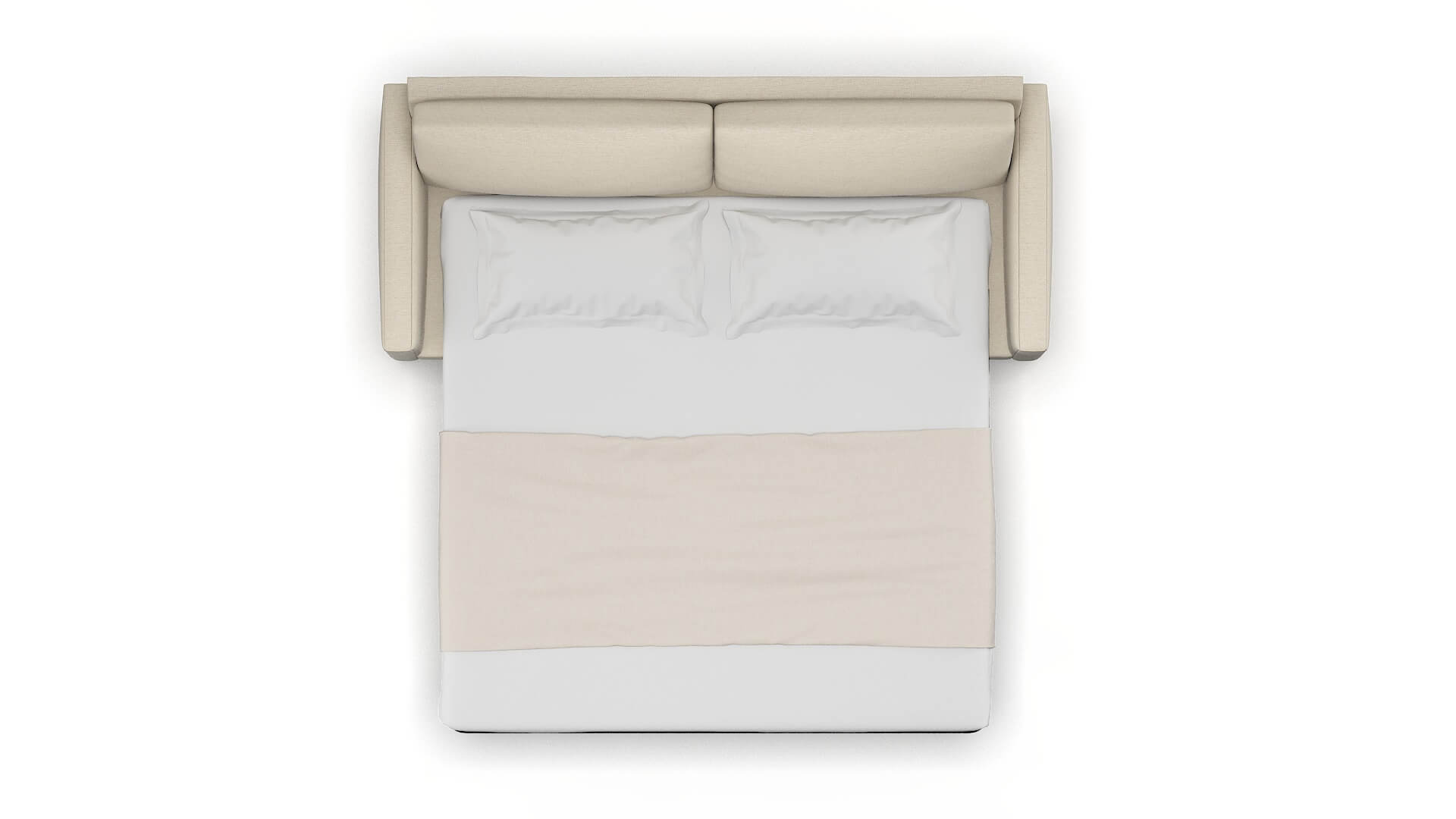 Cannes Chance Sand Sofa Sleeper Espresso legs 3