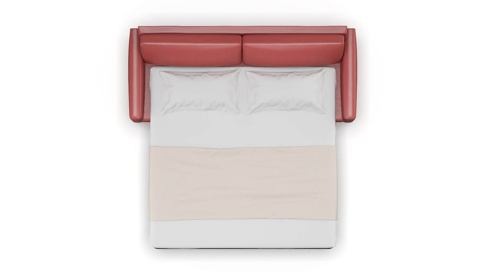 Cannes Dillion Cordovan Sofa Sleeper Espresso legs 3