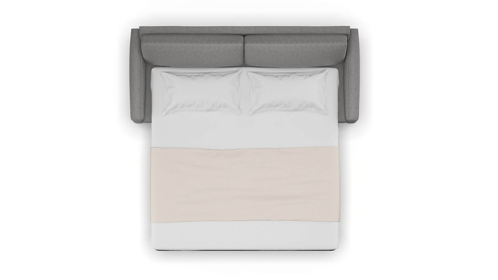 Cannes Dream_d Charcoal Sofa Sleeper Espresso legs 3