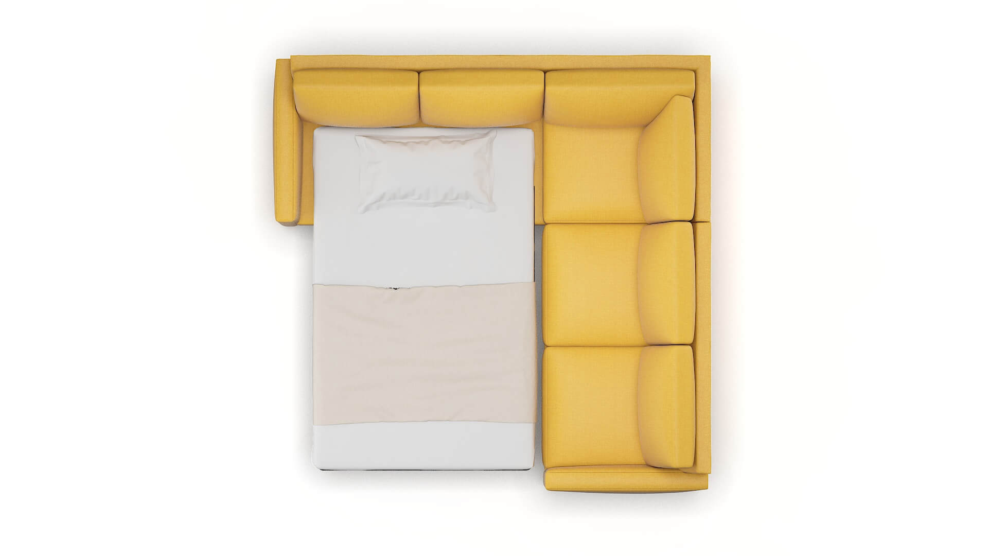 Cannes Hepburn Chai_tea Sectional Sleeper Espresso legs 3