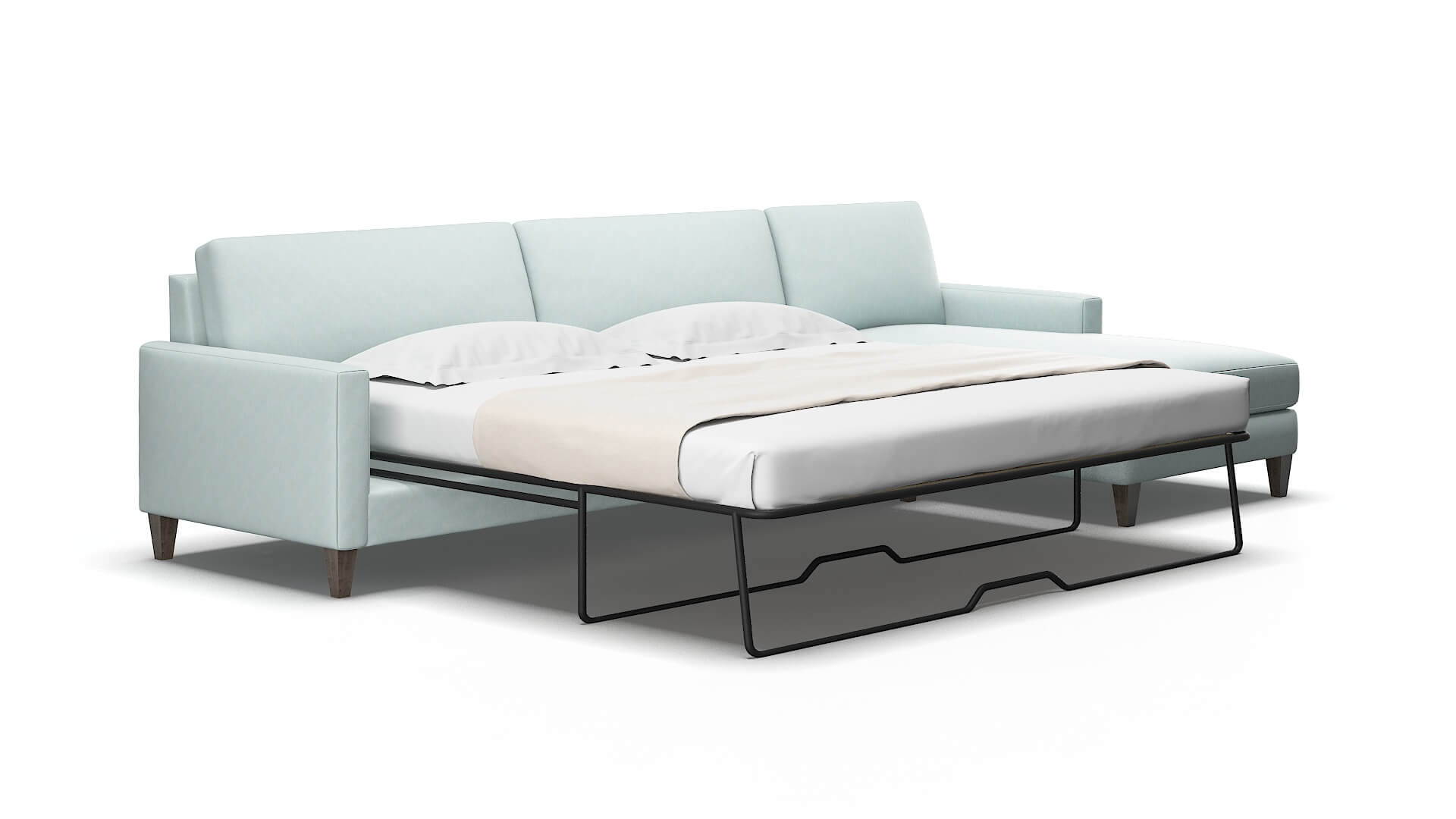 Cannes Hepburn peridot Panel sleeper Espresso Legs  2