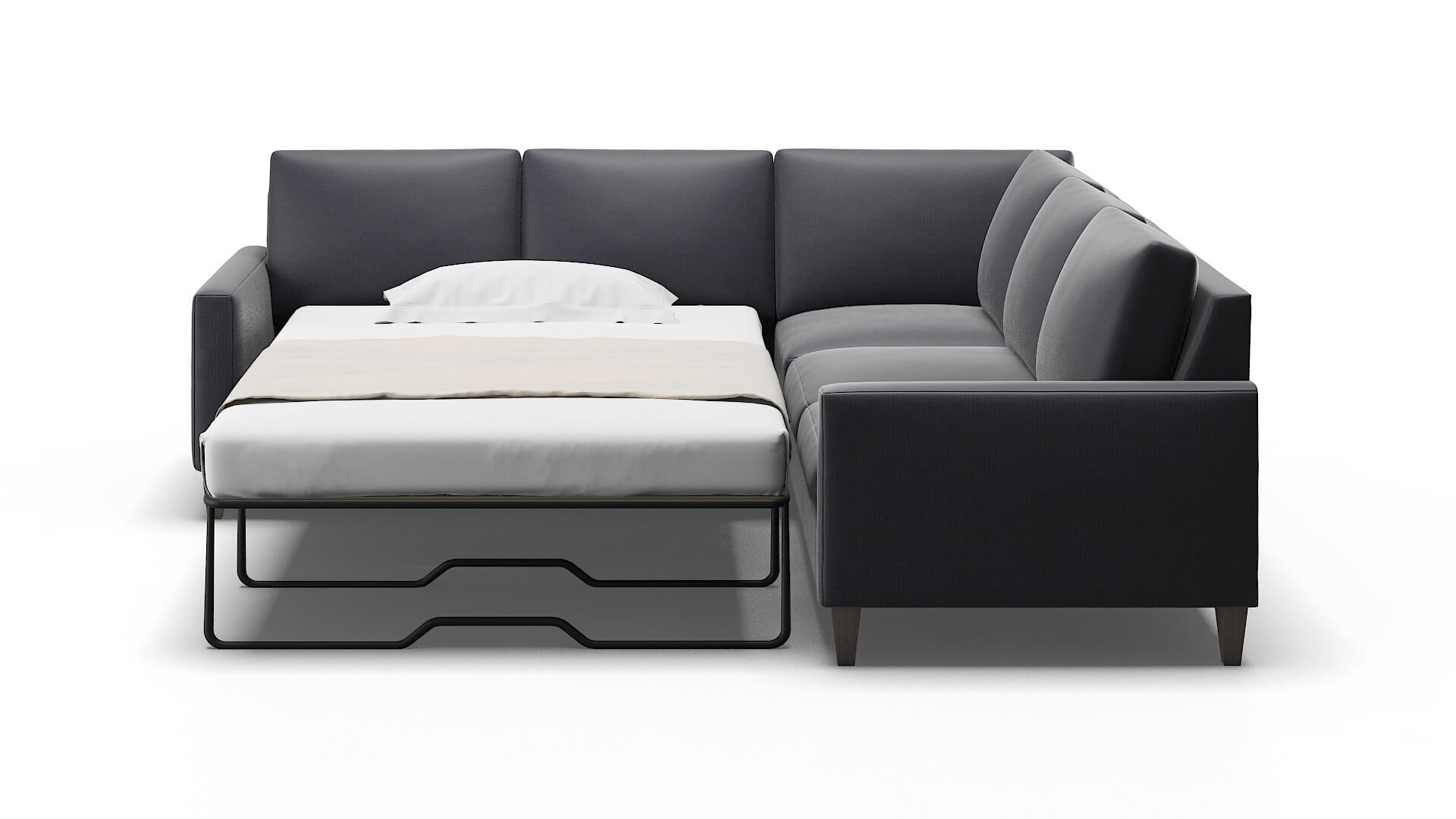 Cannes Hepburn_hrp Deep_sea Sectional Sleeper Espresso legs 1