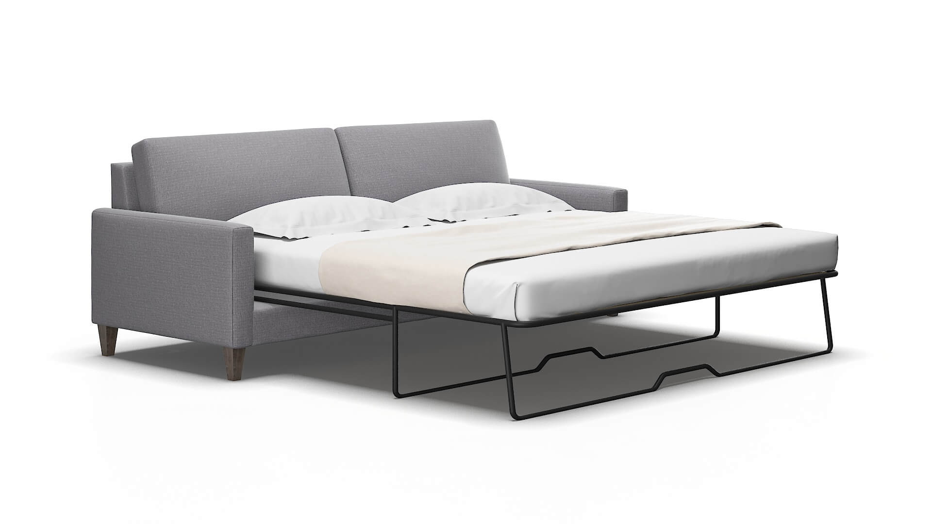 Cannes Insight denim Sofa sleeper Espresso Legs  2