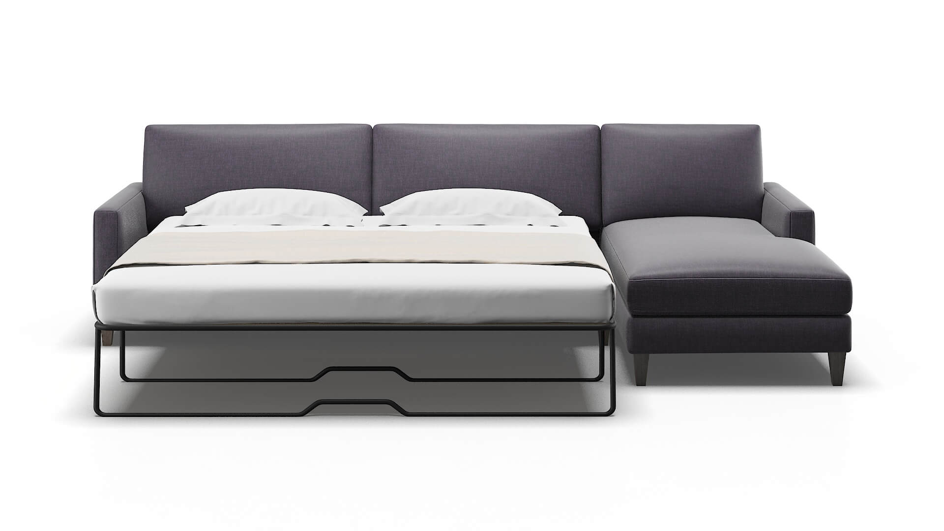 Cannes Keylargo Grape Panel Sleeper Espresso legs 1