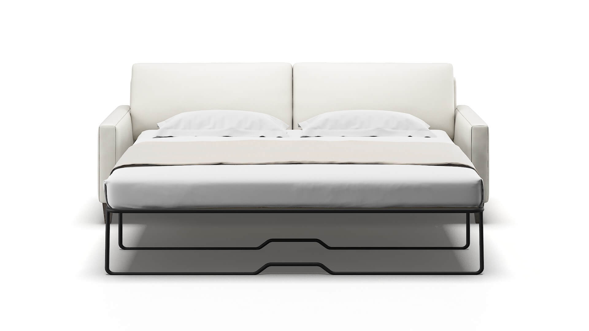 Cannes Keylargo Oatmeal Sofa Sleeper Espresso legs 1