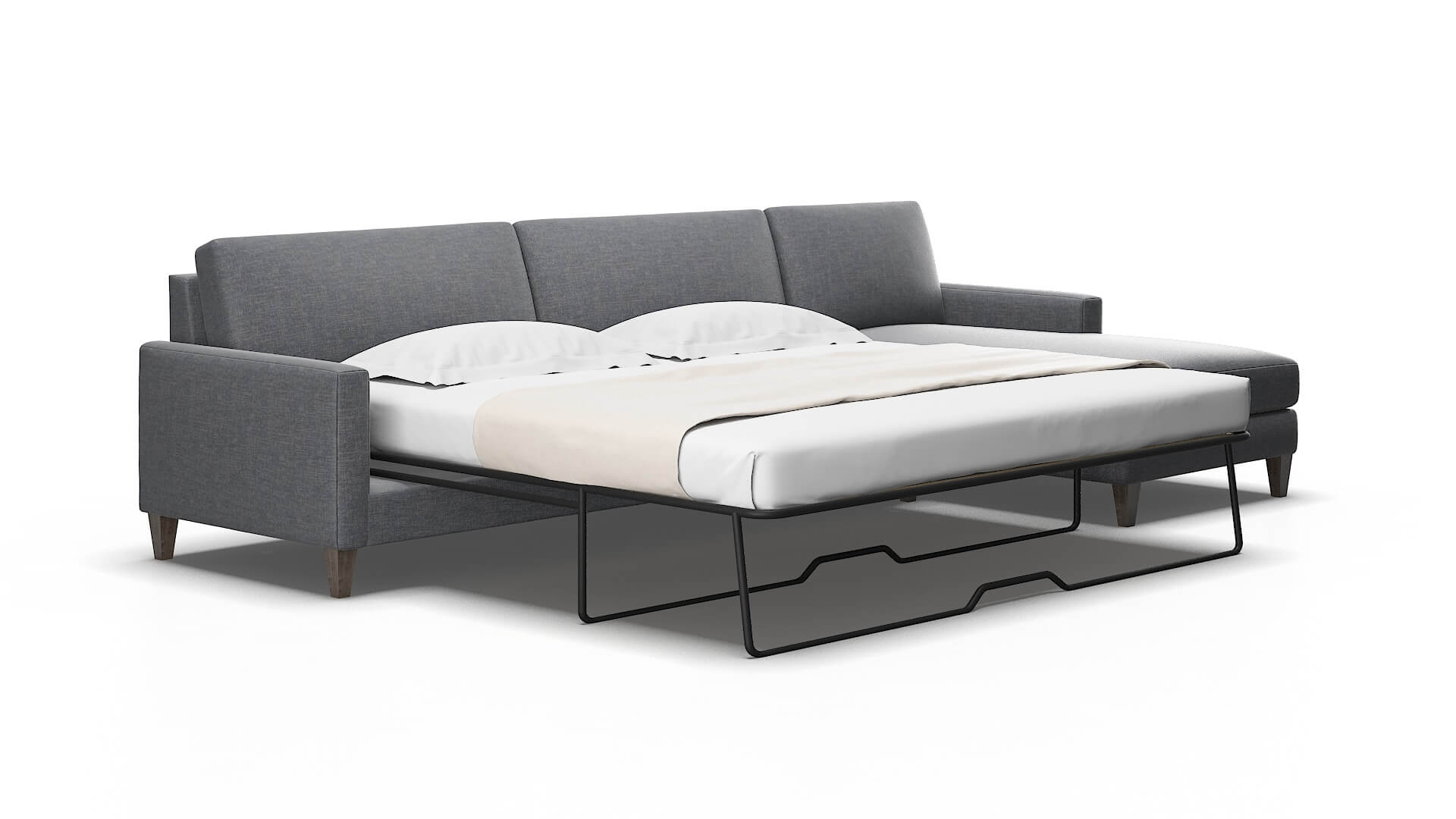 Cannes Lana Onyx Panel Sleeper Espresso legs 2