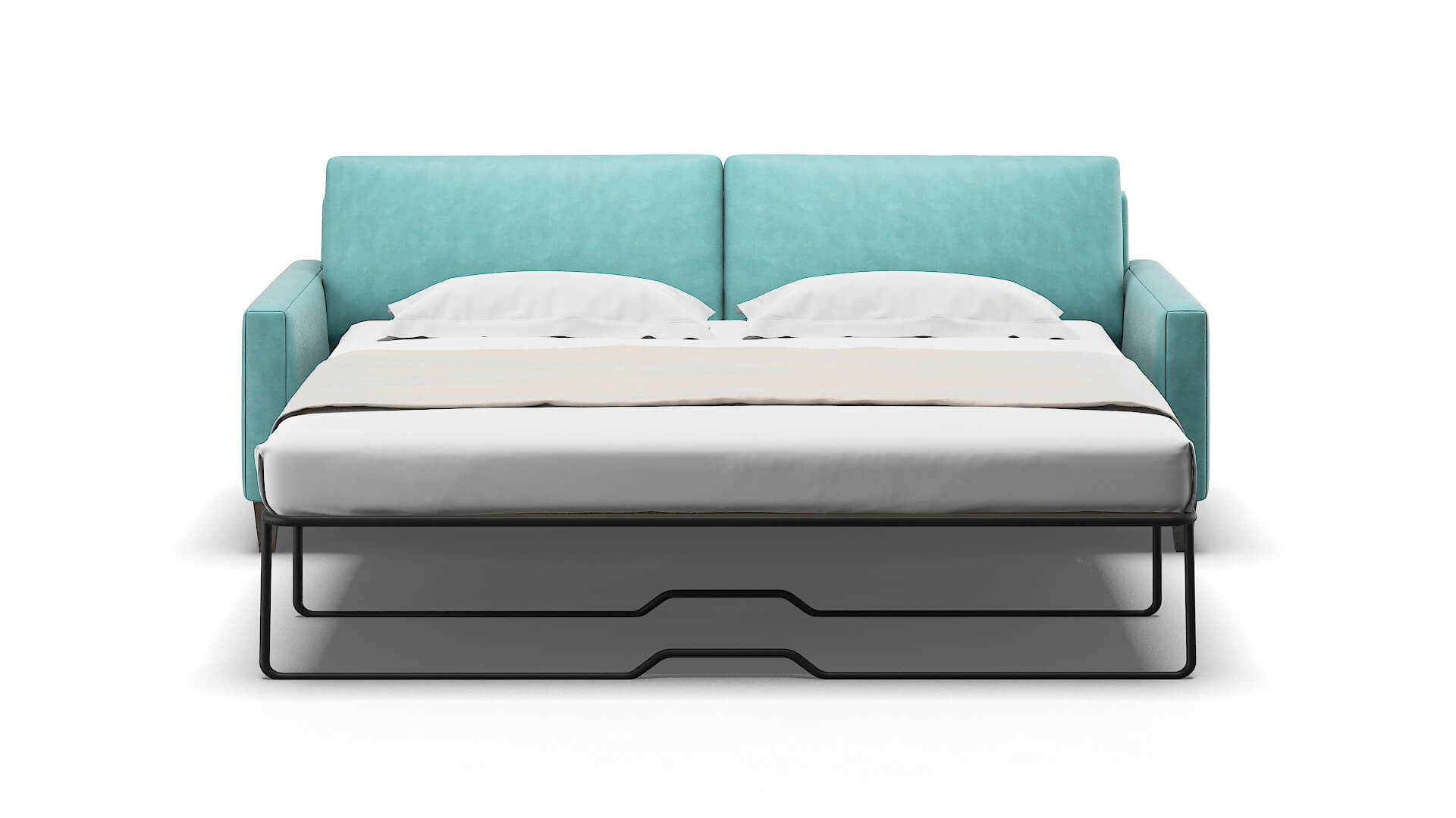 Cannes Leslie Caribbean Sofa Sleeper Espresso legs 1