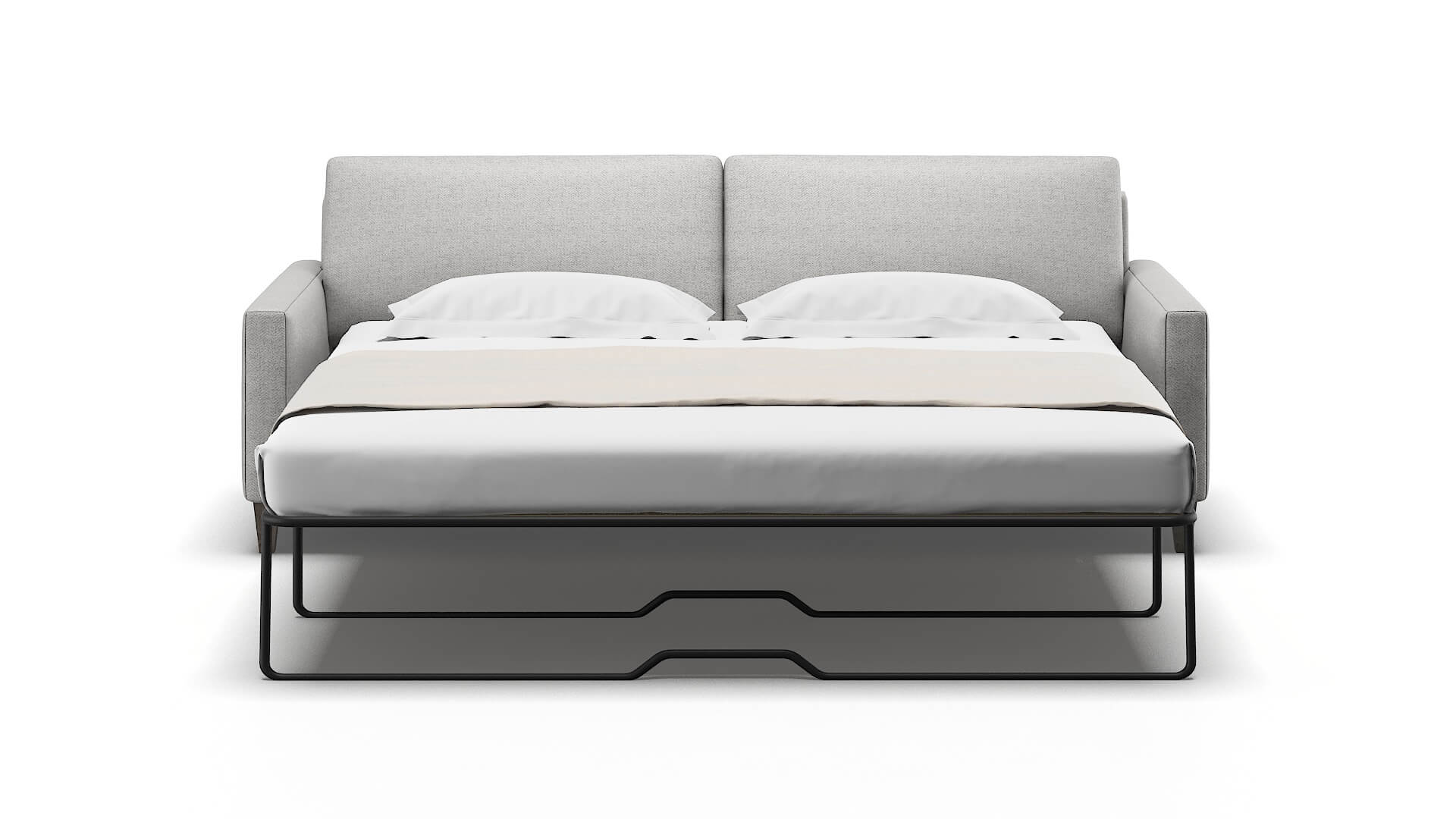 Cannes Malibu Dove Sofa Sleeper Espresso legs 1