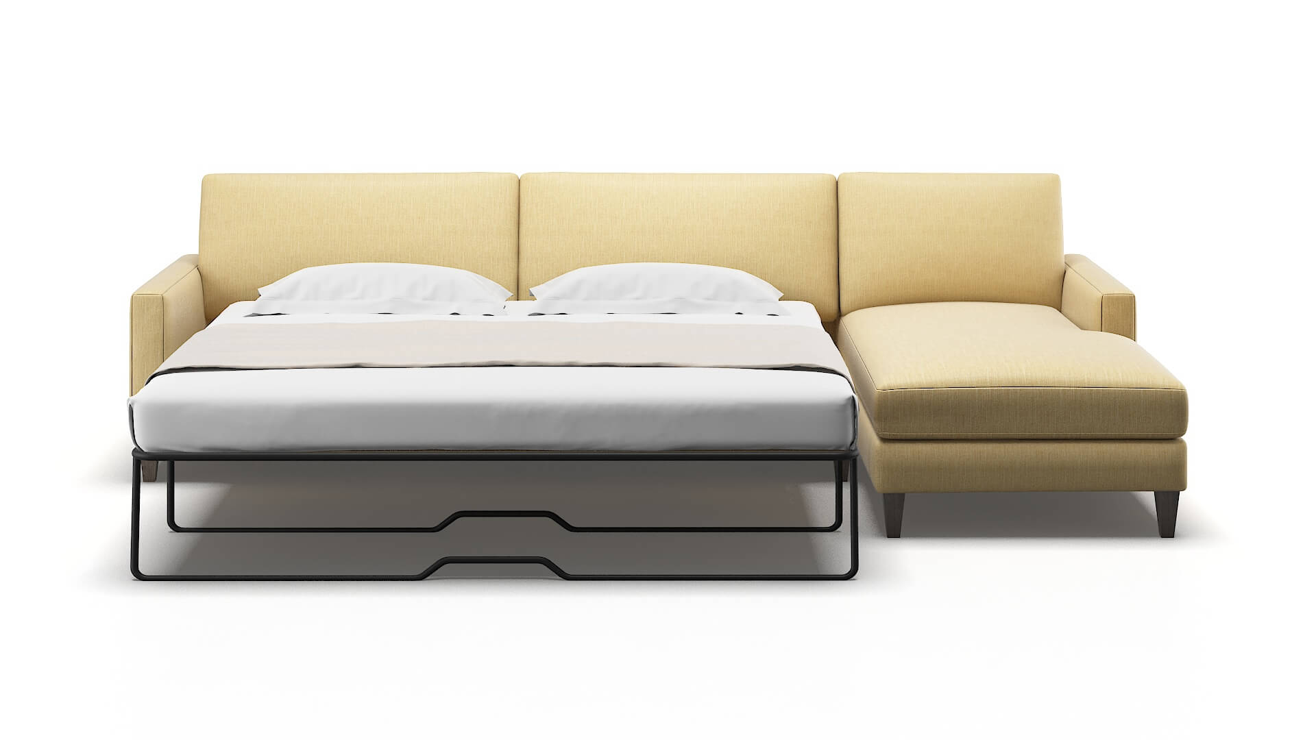 Cannes Malibu Maize Panel Sleeper Espresso legs 1