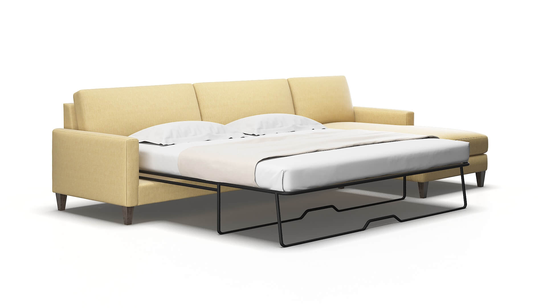 Cannes Malibu maize Panel sleeper Espresso Legs  2