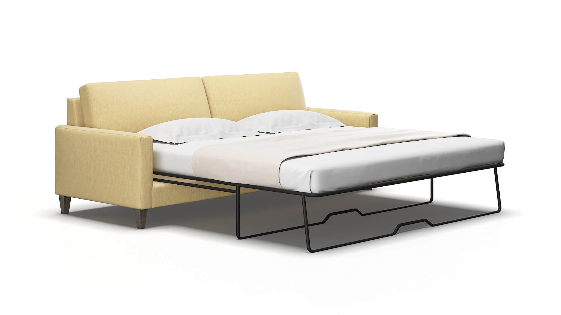 Cannes Malibu maize Sofa sleeper Espresso Legs  2