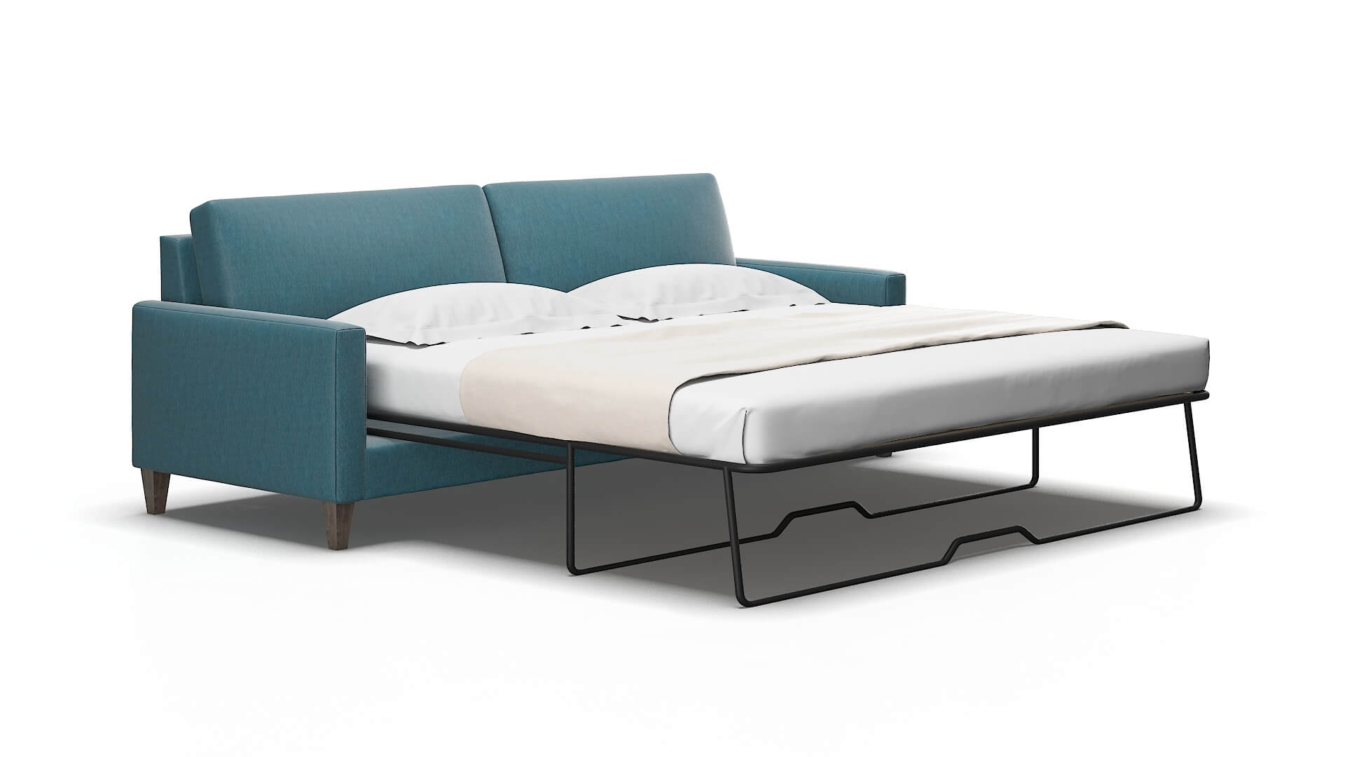 Cannes Naples slate Sofa sleeper Espresso Legs  2