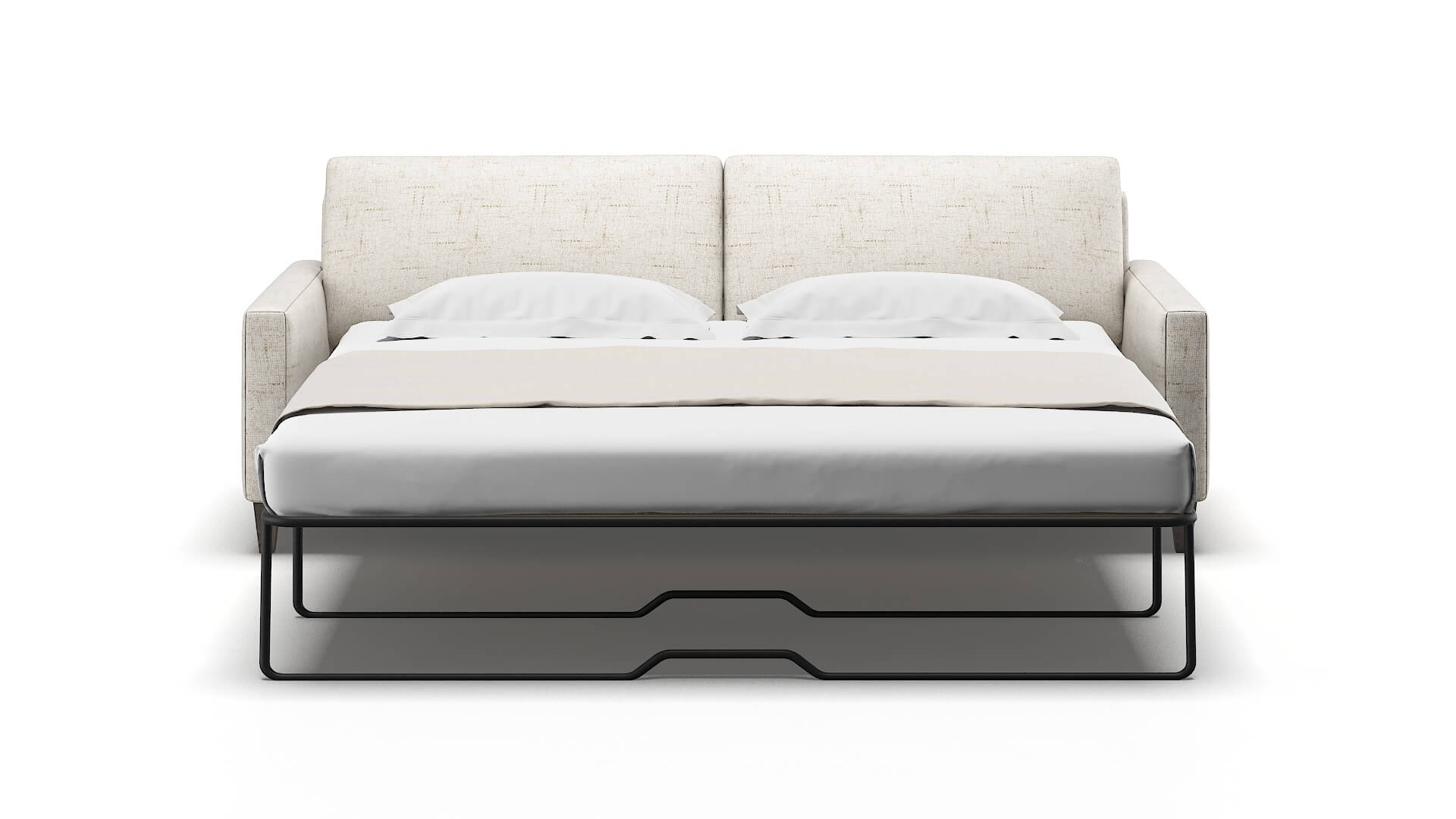 Cannes Oceanside Natural Sofa Sleeper Espresso legs 1