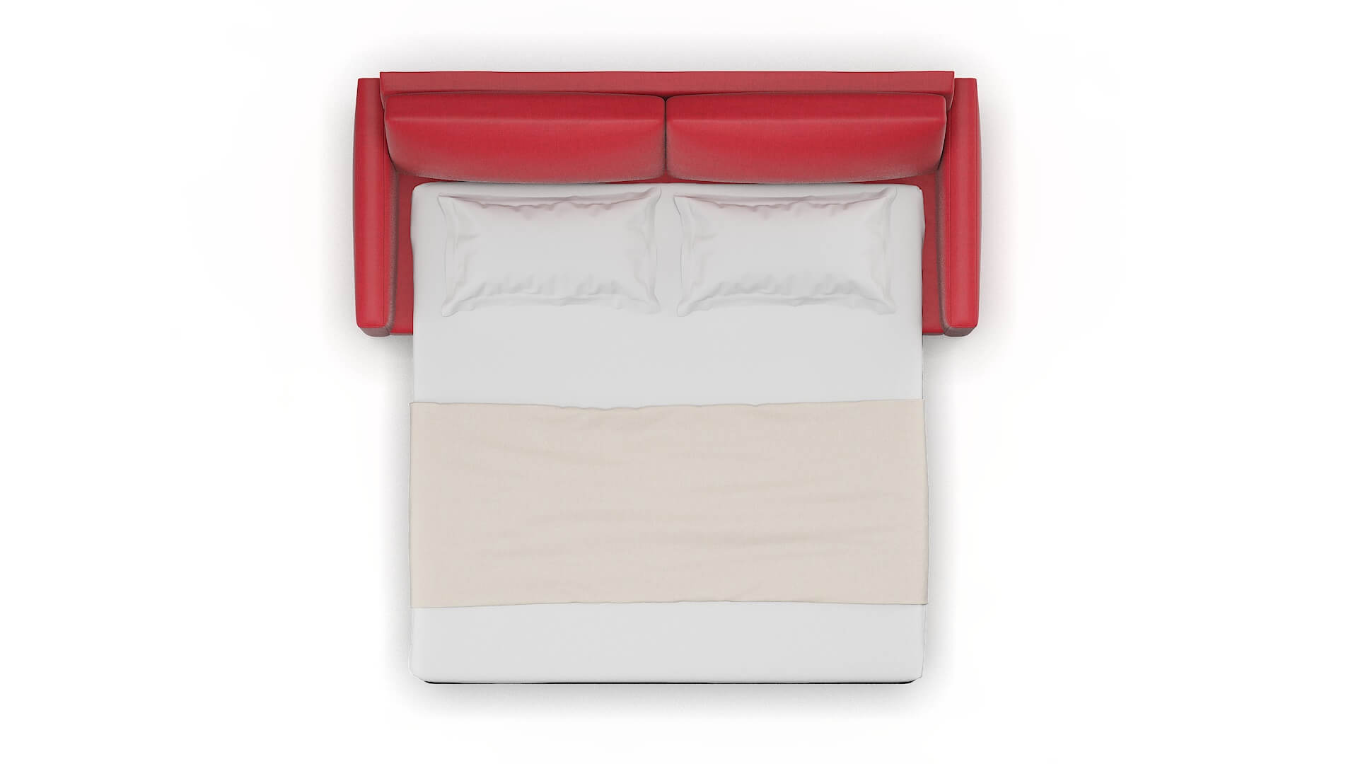 Cannes Pauline Ruby Sofa Sleeper Espresso legs 3