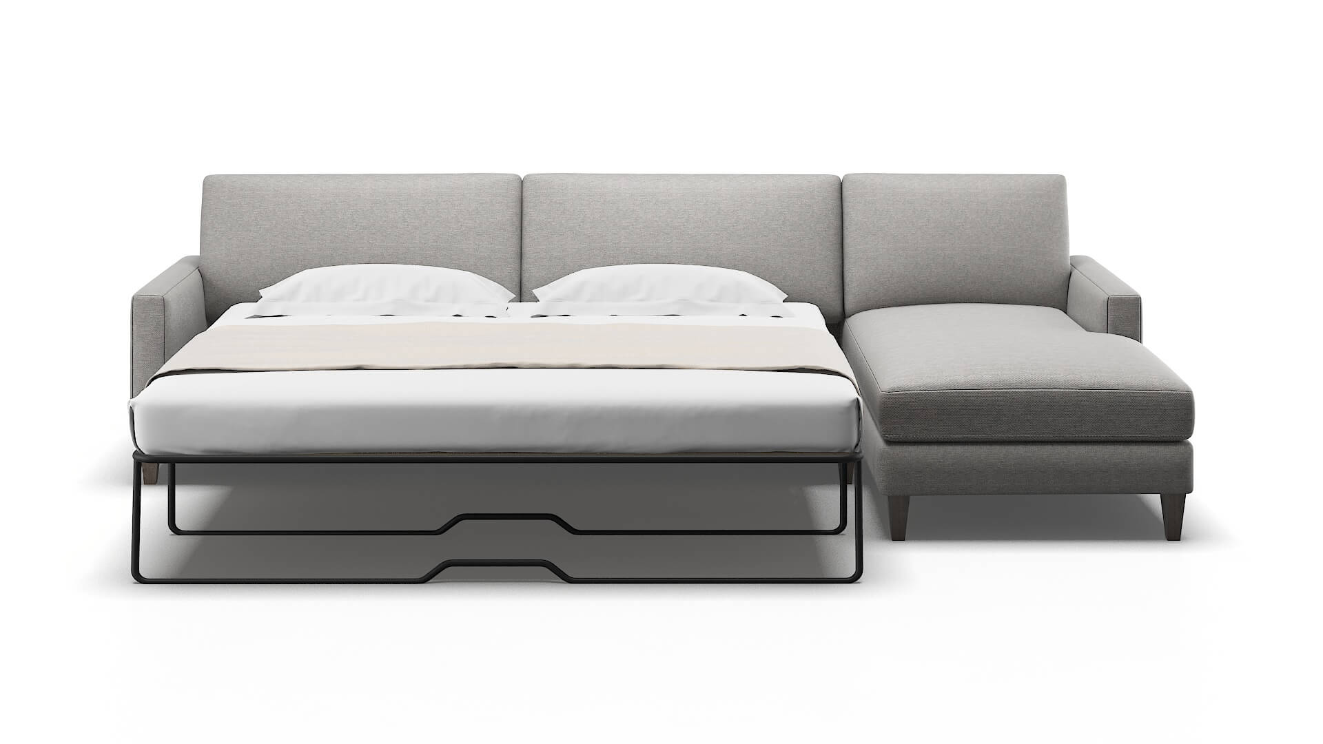 Cannes Phoenix Smoke Panel Sleeper Espresso legs 1