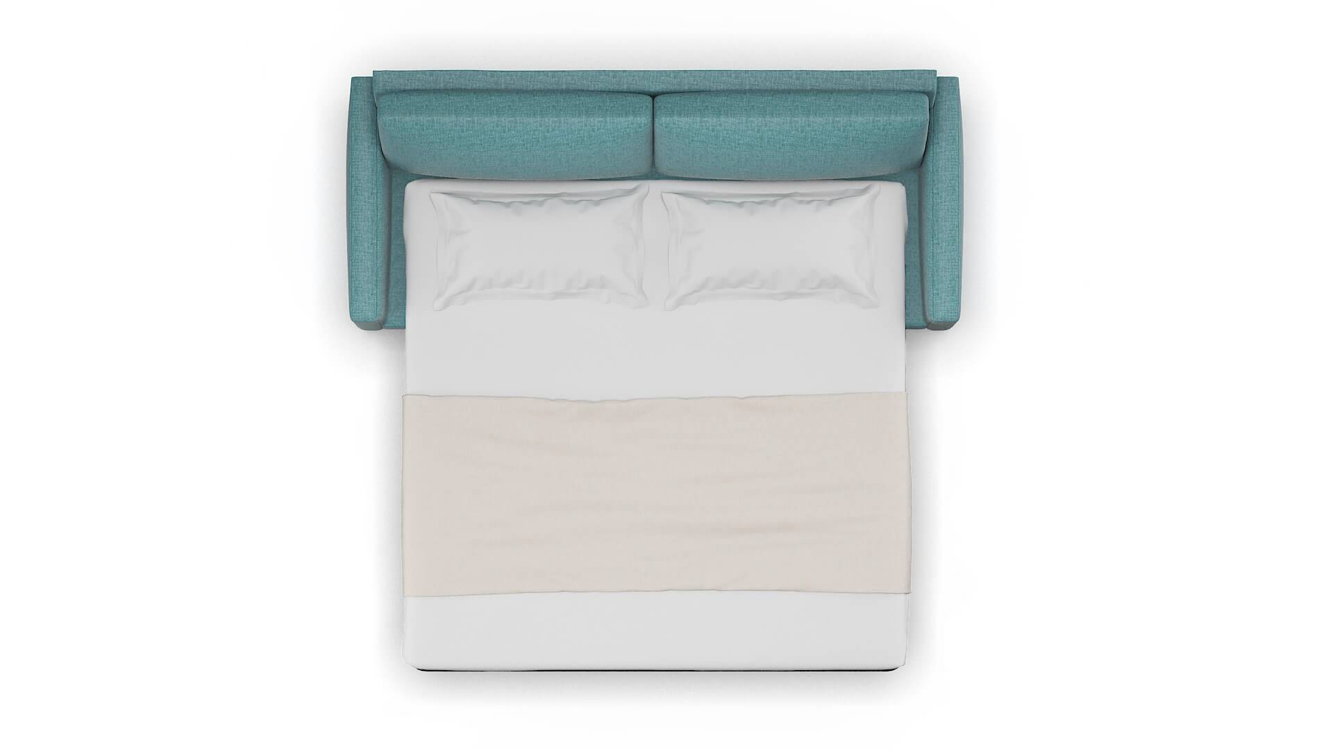 Cannes Rocket Peacock Sofa Sleeper Espresso legs 3