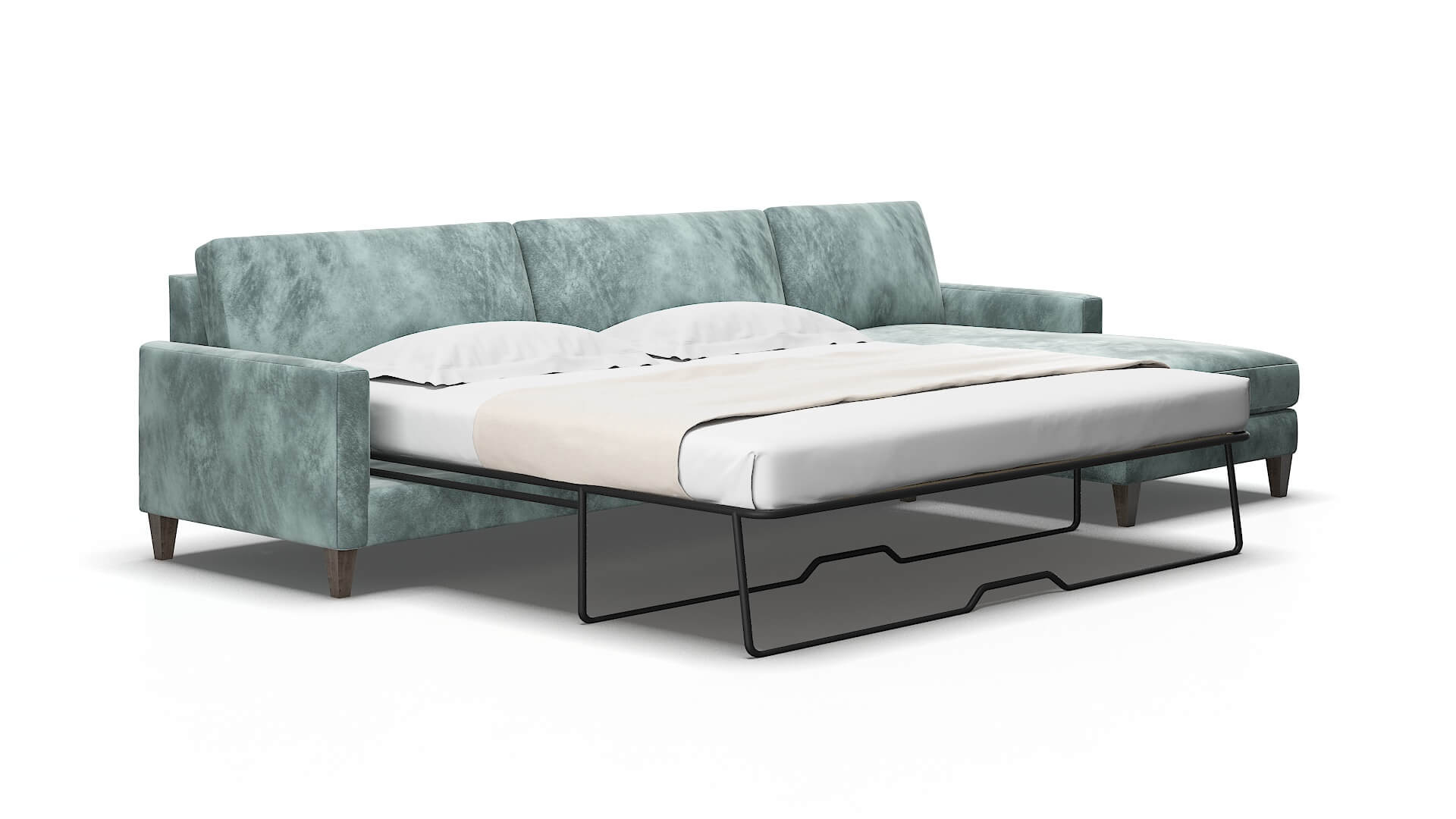 Cannes Royale cloud Panel sleeper Espresso Legs  2