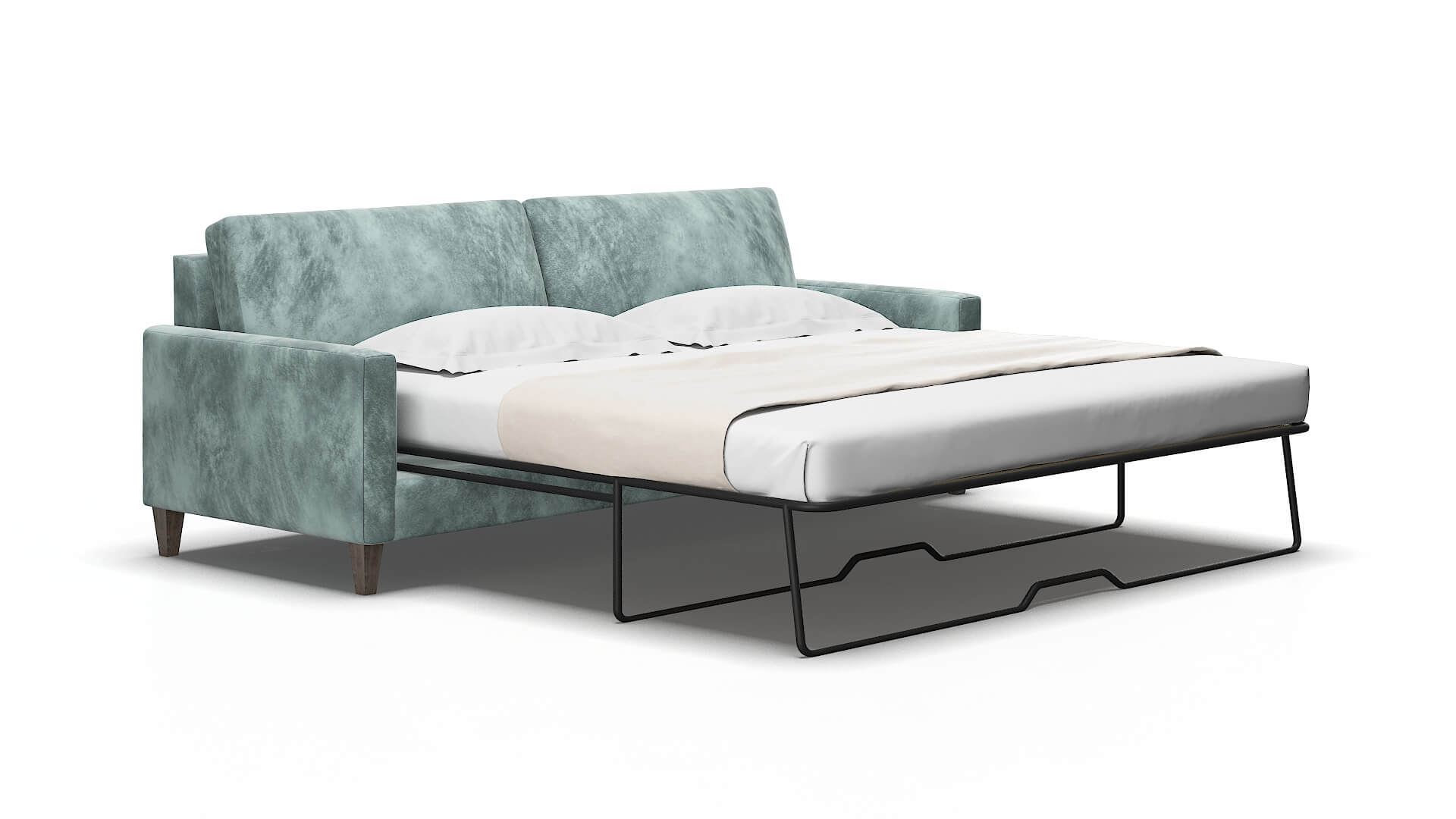 Cannes Royale Cloud Sofa Sleeper Espresso legs 2