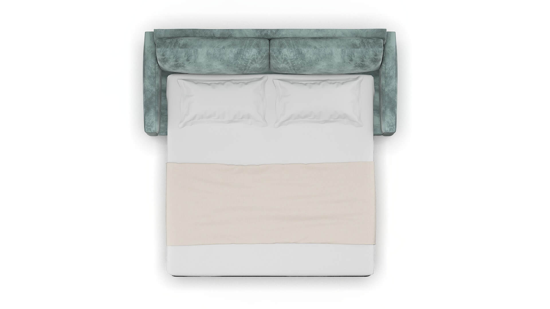 Cannes Royale Cloud Sofa Sleeper Espresso legs 3