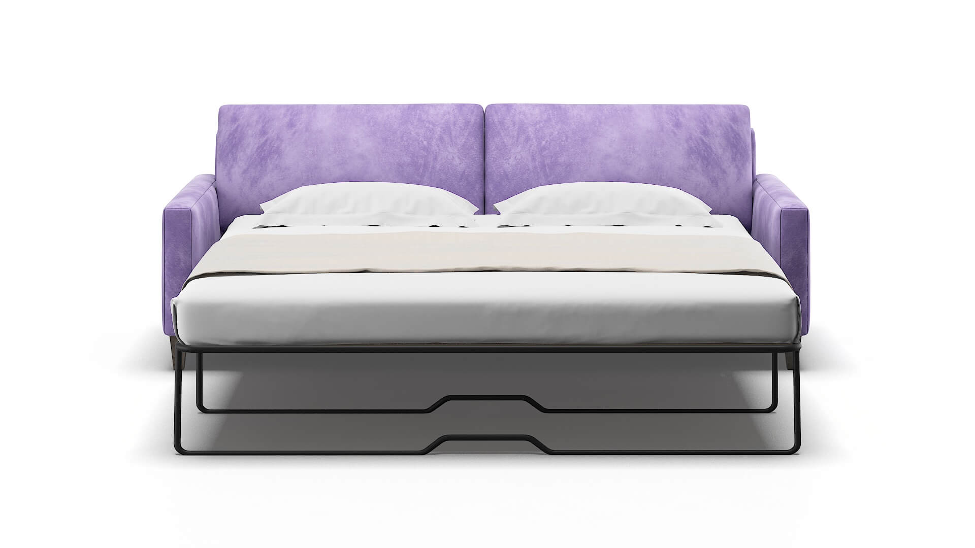 Cannes Royale Lavender Sofa Sleeper Espresso legs 1