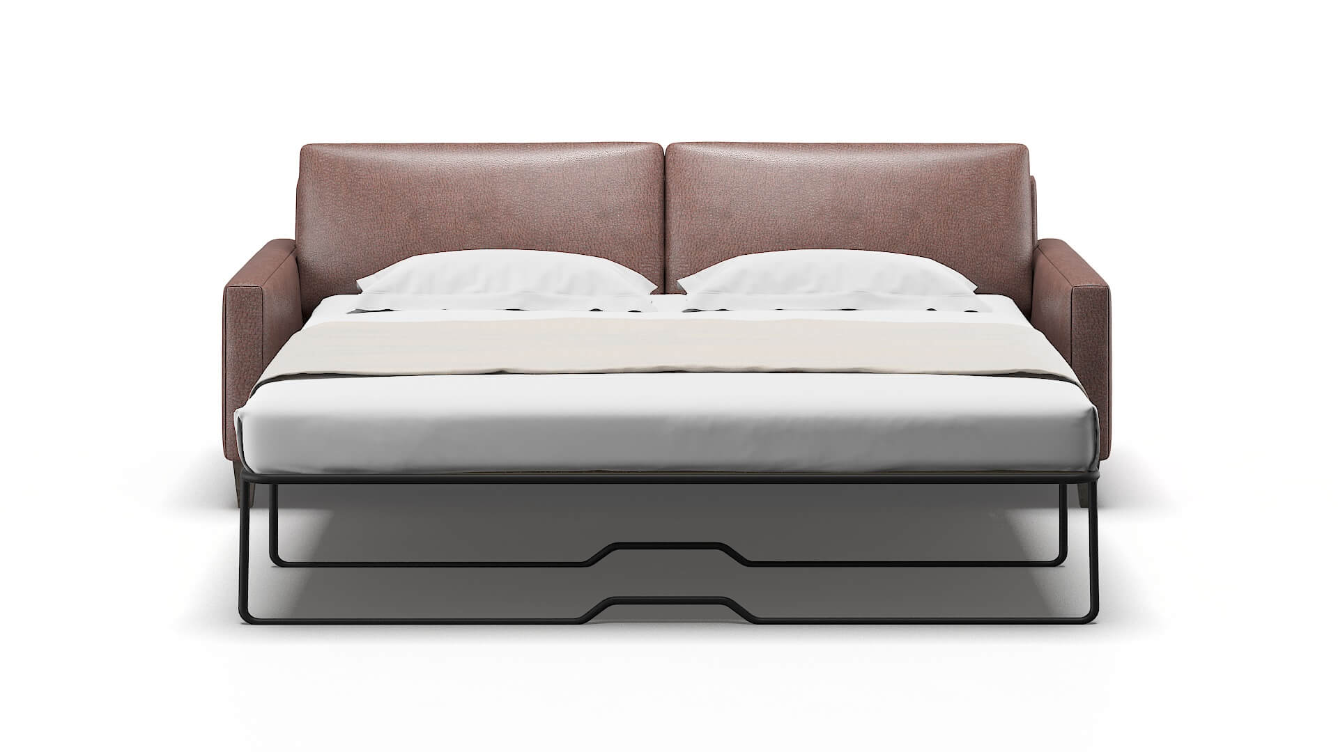 Cannes Royale Mocha Sofa Sleeper Espresso legs 1