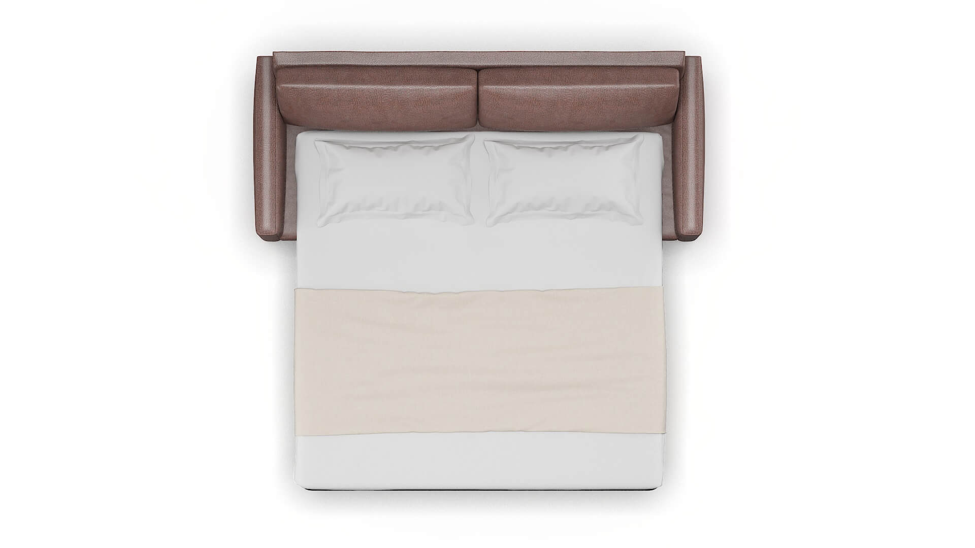 Cannes Royale Mocha Sofa Sleeper Espresso legs 3