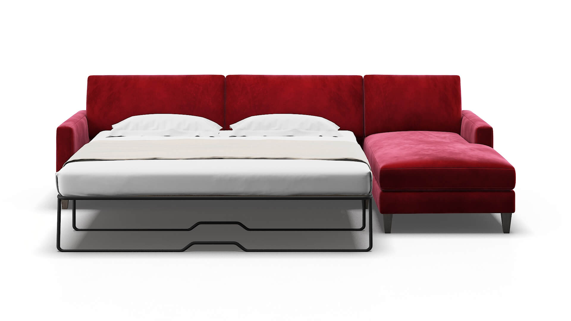 Cannes Royale Ruby Panel Sleeper Espresso legs 1