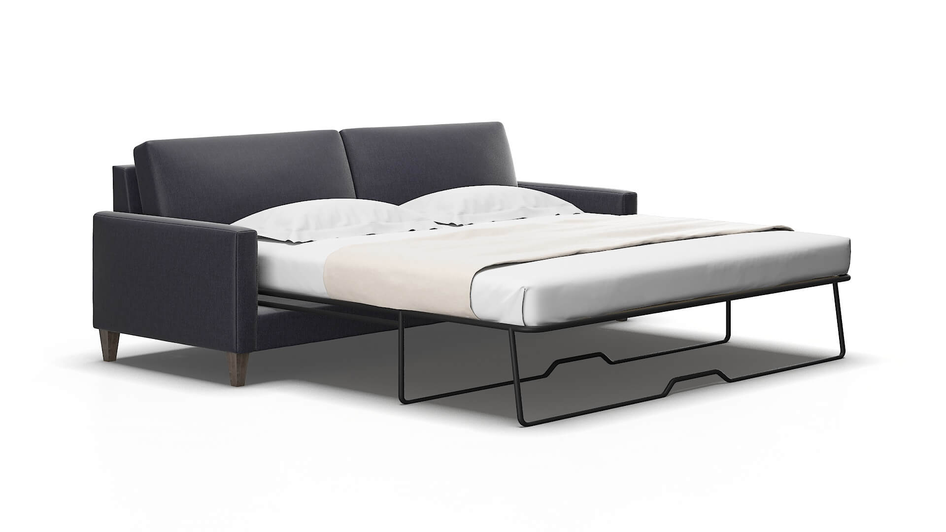 Cannes Sasha navy Sofa sleeper Espresso Legs  2
